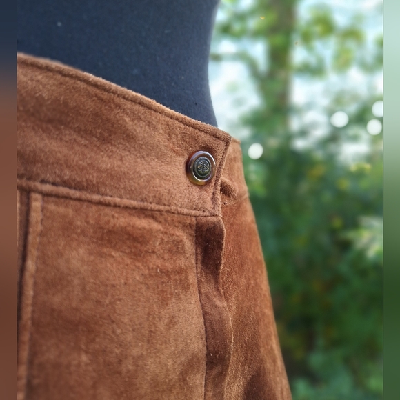 (10/12) Vintage Suede Leather Skirt & Jacket Set , The Olde Hide House , 2PCS - Picture 14 of 17